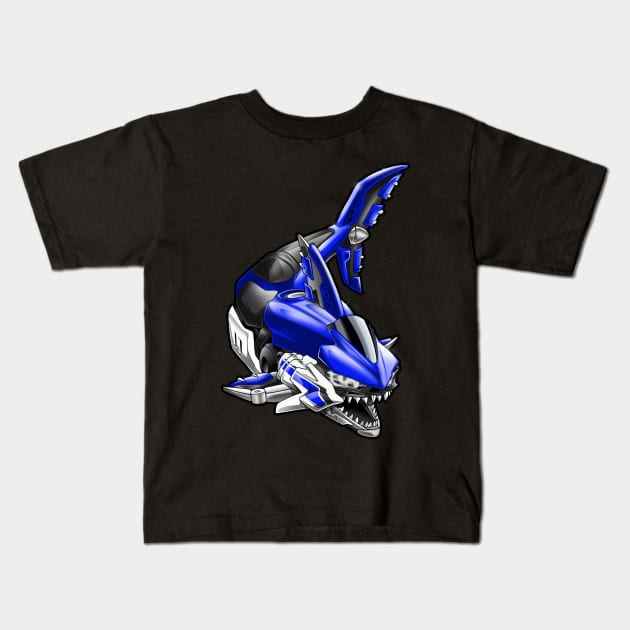 Yamaha YZF R3 Shark Kids T-Shirt by MOTORIND